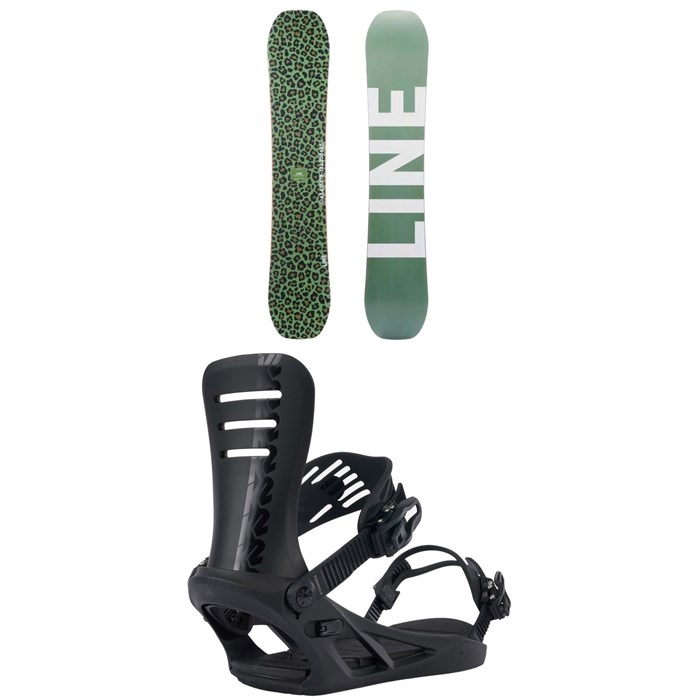 Line - Skis Lateral Snowboard + K2 Formula Snowboard Bindings 2025