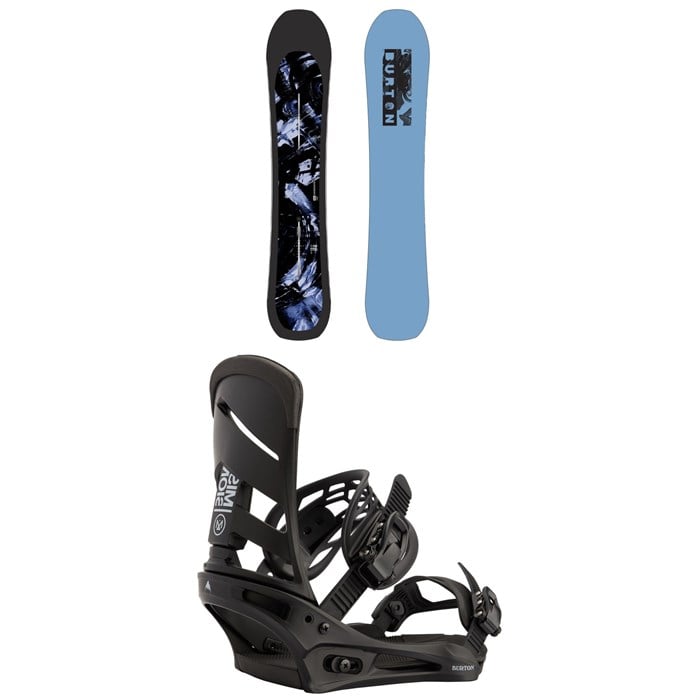 Burton - Burton Cartographer Snowboard + Mission Snowboard Bindings 2026