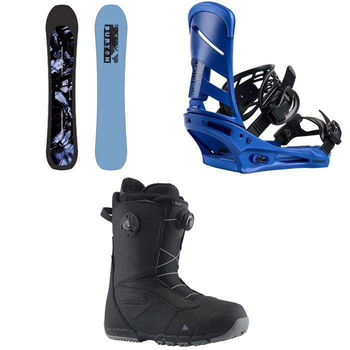 Burton - Burton Cartographer Snowboard + Mission Snowboard Bindings + Ruler Boa Snowboard Boots 2026