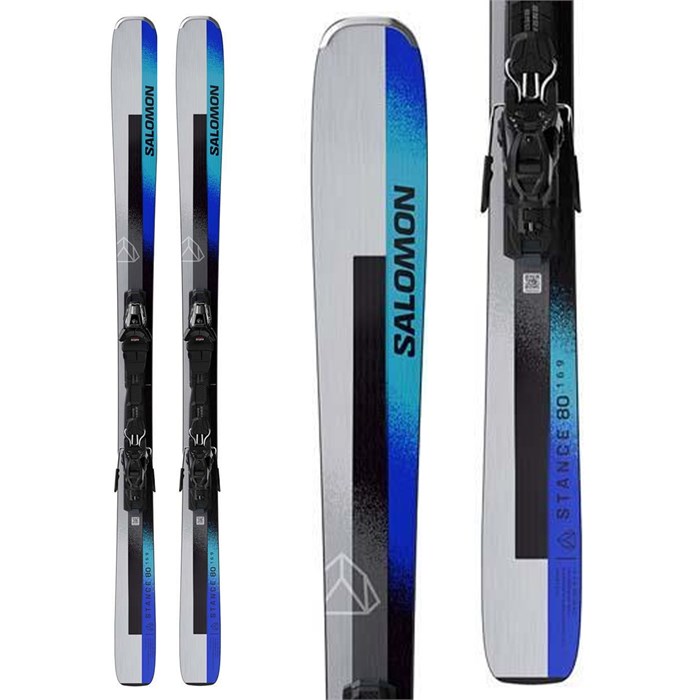 Salomon Stance 80 Skis + EM 11 GW Bindings 2024 | evo