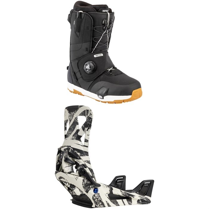 Nitro - Nitro Venture Step On TLS Snowboard Boots + Burton Step On Snowboard Bindings 2026