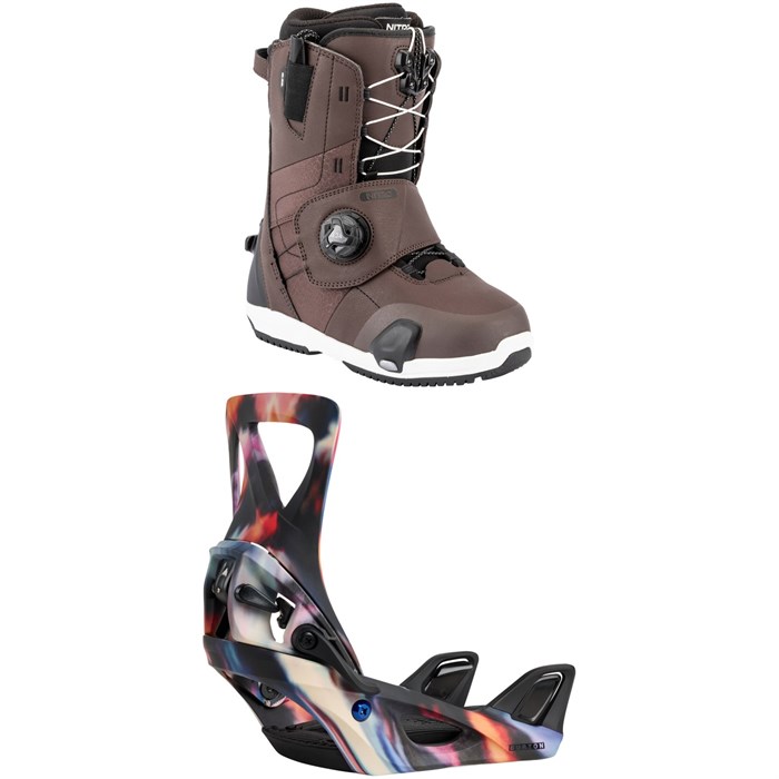 Nitro - Monarch Step On TLS Snowboard Boots + Burton Step On Snowboard Bindings - Women's 2026