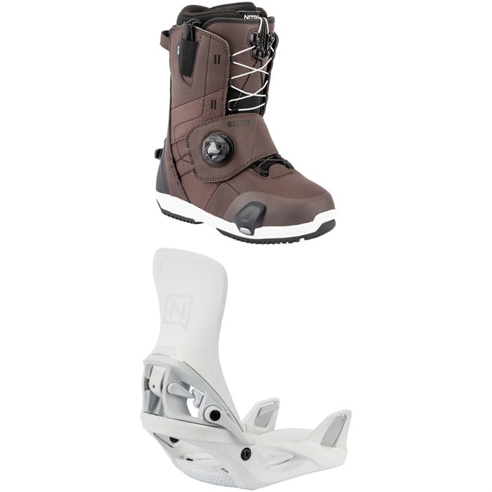 Nitro - Nitro Monarch Step On TLS Snowboard Boots + Step On Snowboard Bindings - Women's 2026