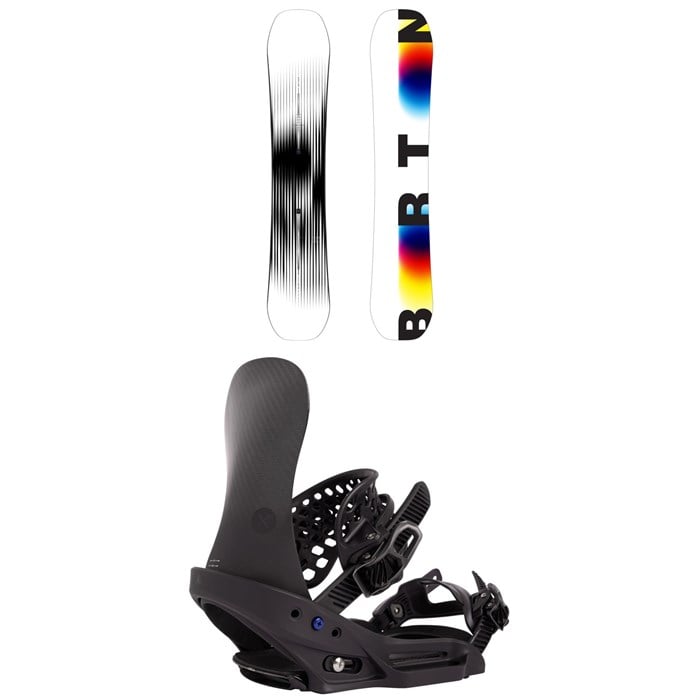 Burton - Burton Custom X Snowboard + X EST Snowboard Bindings 2026