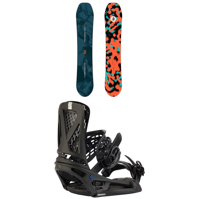 Burton - Family Tree High Fidelity Snowboard + Genesis EST Snowboard Bindings 2026