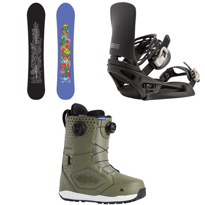 Burton - Burton Counterbalance Snowboard + Cartel EST Snowboard Bindings + Photon Boa Snowboard Boots 2026