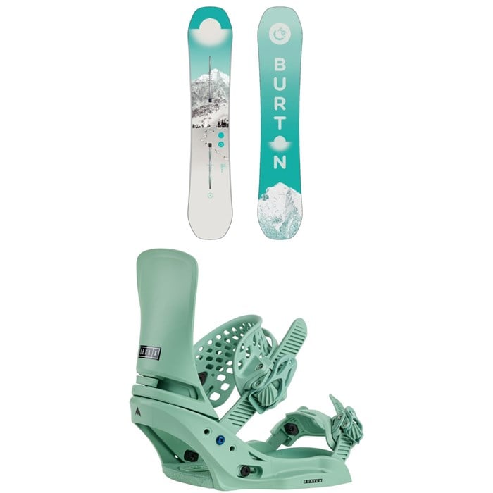 Burton - Burton Feelgood Snowboard + Lexa X EST Snowboard Bindings - Women's 2026
