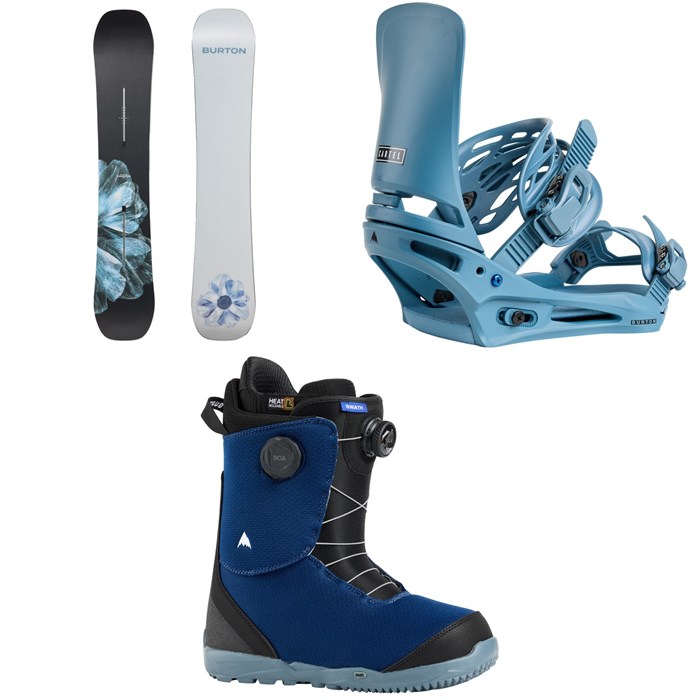 Burton - Burton Process Snowboard + Cartel Snowboard Bindings + Swath BOA Snowboard Boots 2026