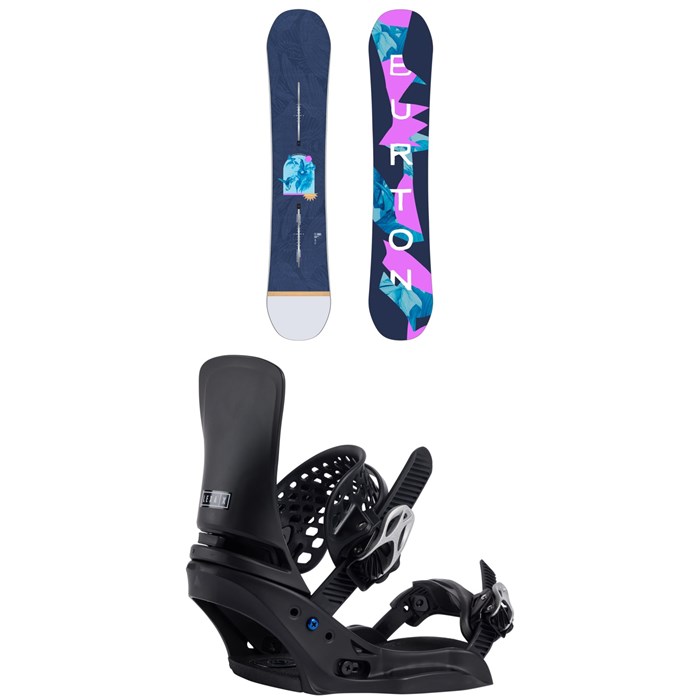 Burton - Burton Yeasayer Flying V Snowboard + Lexa X EST Snowboard Bindings - Women's 2026