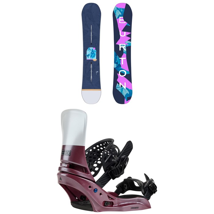 Burton - Burton Yeasayer Flying V Snowboard + Lexa X EST Snowboard Bindings - Women's 2026