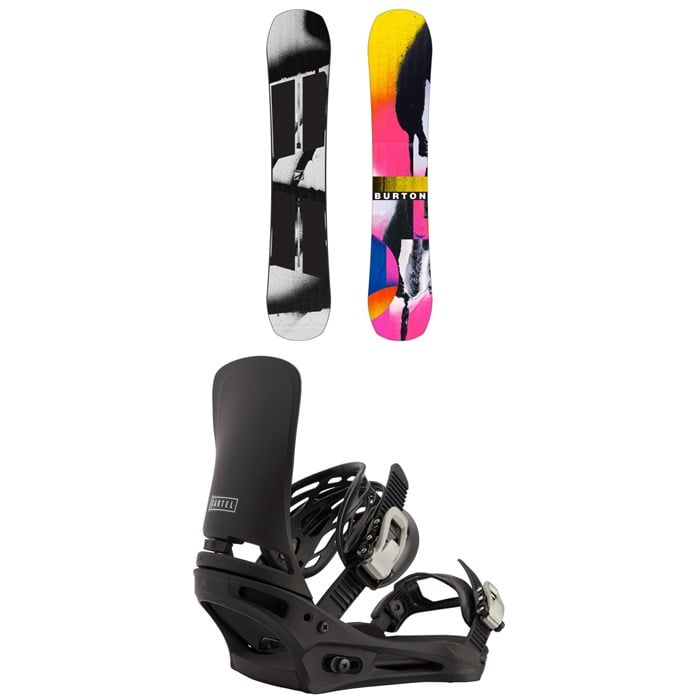 Burton - Burton Rewind Snowboard + Cartel Snowboard Bindings 2026