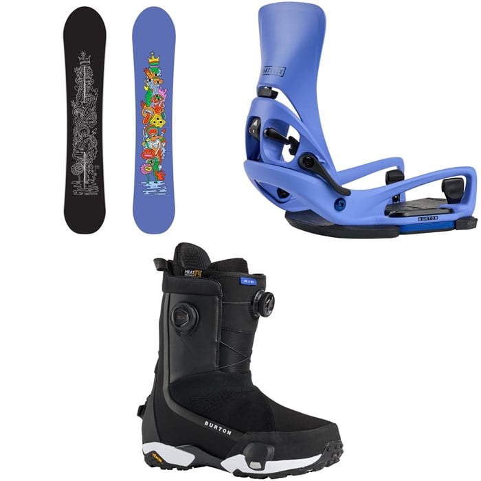 Burton - Counterbalance Snowboard + Step on Cartel X EST Snowboard Bindings + Highshot X Step On Snowboard Boots 2026