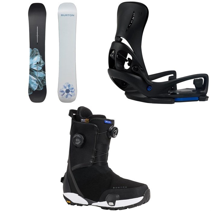 Burton - Burton Process Snowboard + Step On Genesis EST Snowboard Bindings + Waverange X Step On Snowboard Boots 2026