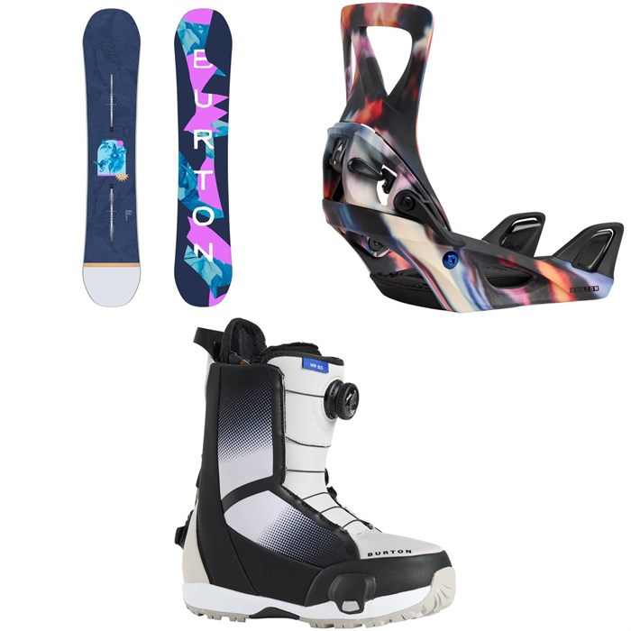 Burton - Burton Yeasayer Snowboard + Step On Snowboard Bindings + Waverange Step On Snowboard Boots - Women's 2026