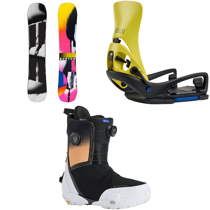 Burton - Rewind Snowboard + Step on Cartel X EST Snowboard Bindings + Waverange X Step On Snowboard Boots 2026
