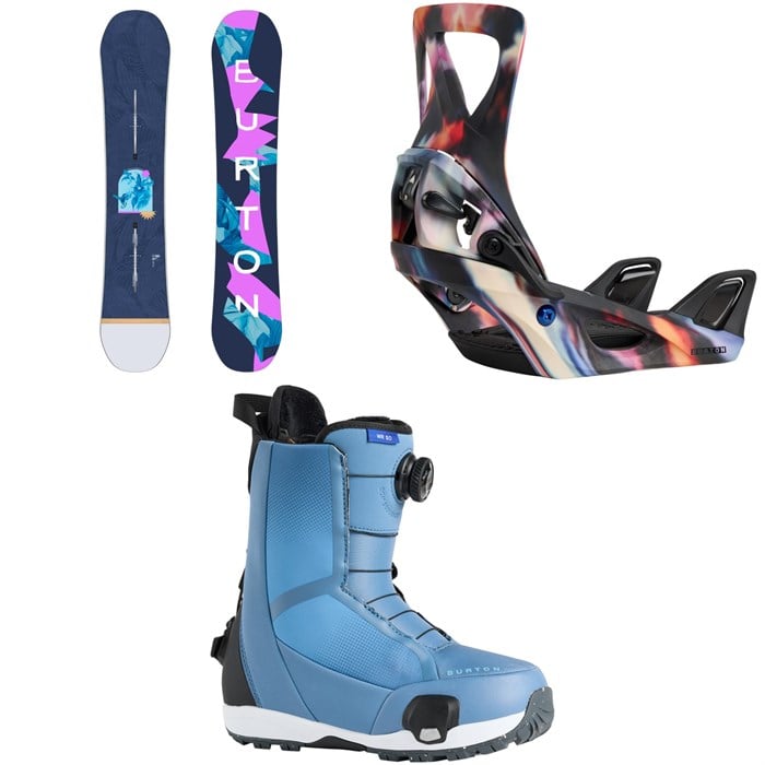 Burton - Burton Yeasayer Flying V Snowboard + Step On Snowboard Bindings + Waverange Step On Snowboard Boots - Women's 2026