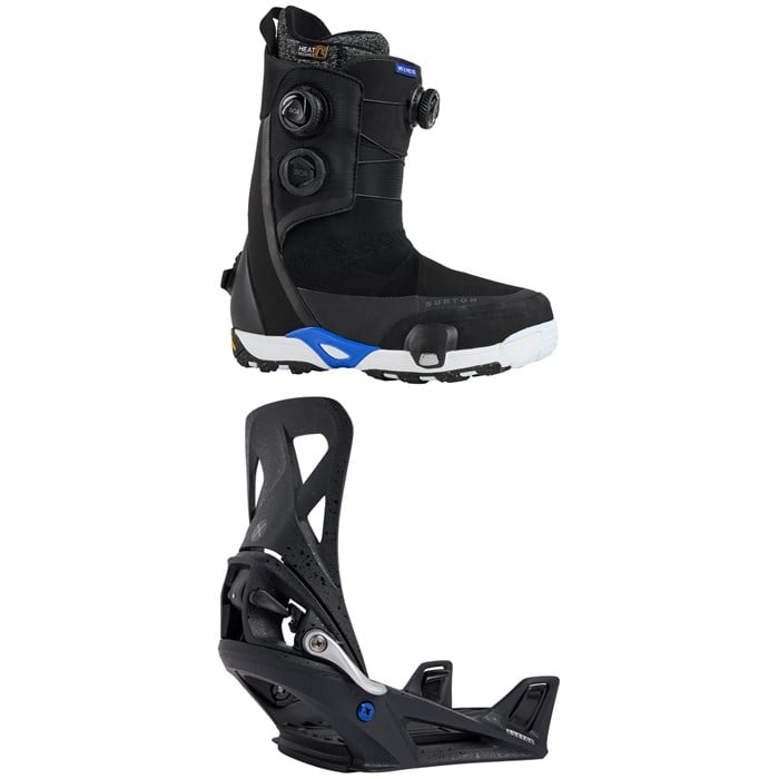 Burton - Burton Waverange Step On X Pro Snowboard Boots + Step On X Snowboard Bindings 2026