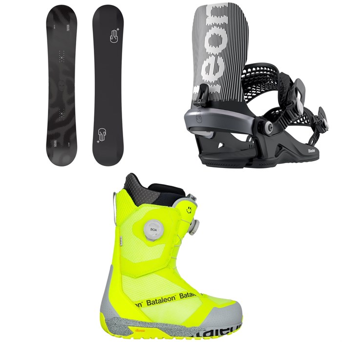 Bataleon - Disaster+ Snowboard + Blaster HW Snowboard Bindings + Salsa Boa Snowboard Boots 2026