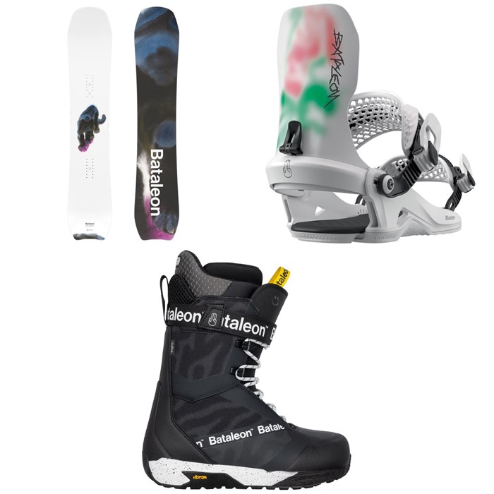 Bataleon - Bataleon Whatever x Rop van Mierlo Snowboard + Blaster HW Snowboard Bindings + Salsa Lace Snowboard Boots 2026