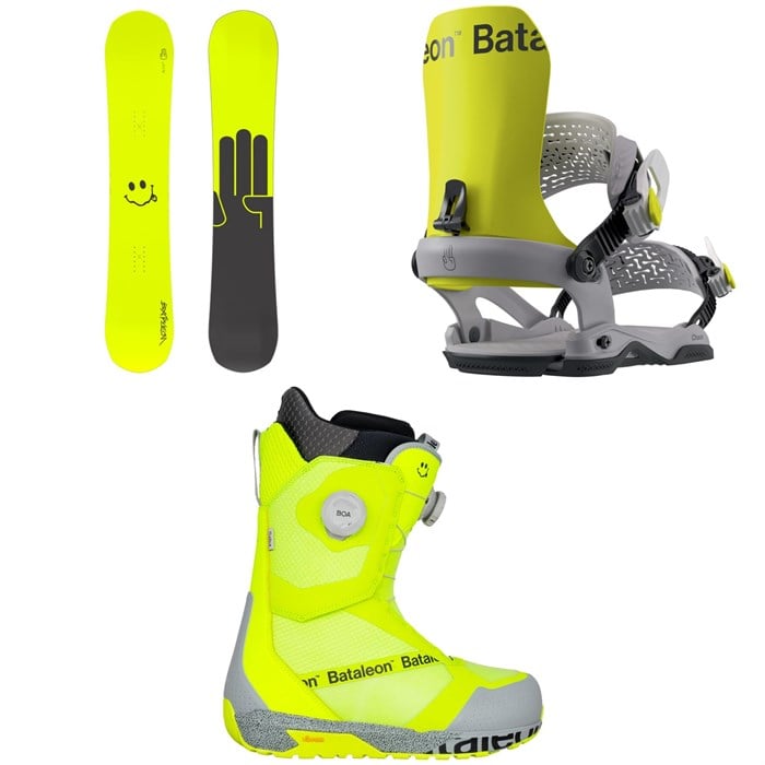 Bataleon - Bataleon Evil Twin 20Y Snowboard + Chaos AW Snowboard Bindings + Salsa Boa Snowboard Boots 2026