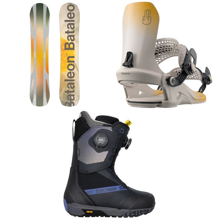 Bataleon - Bataleon Push Up Snowboard + Etna HW Snowboard Bindings + Salsa Boa Snowboard Boots - Women's 2026