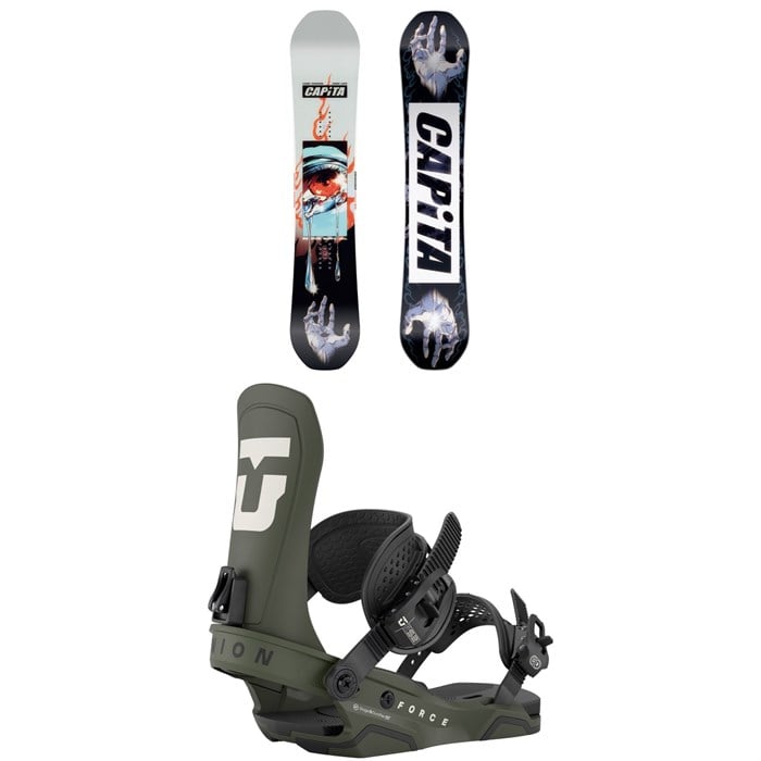 CAPiTA - Indoor Survival Snowboard + Union Force Snowboard Bindings 2026
