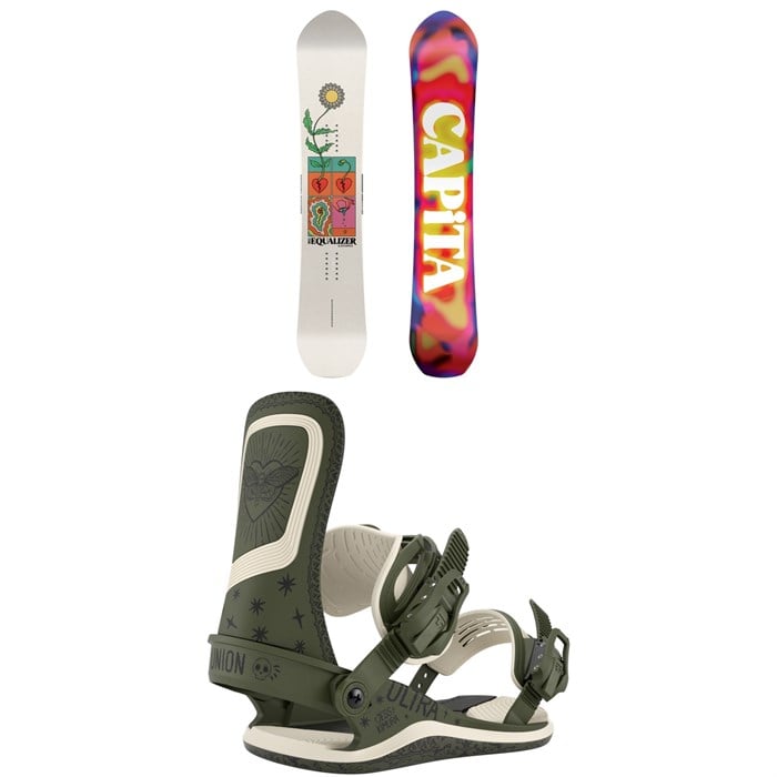 CAPiTA - The Equalizer Snowboard + Union Ultra Snowboard Bindings - Women's 2026