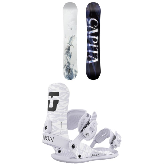 CAPiTA - CAPiTA Birds Of A Feather Snowboard + Union Legacy Snowboard Bindings - Women's 2026
