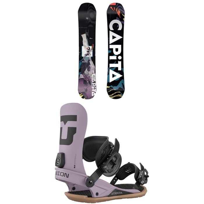 CAPiTA - Defenders Of Awesome Snowboard + Union Strata Snowboard Bindings 2026
