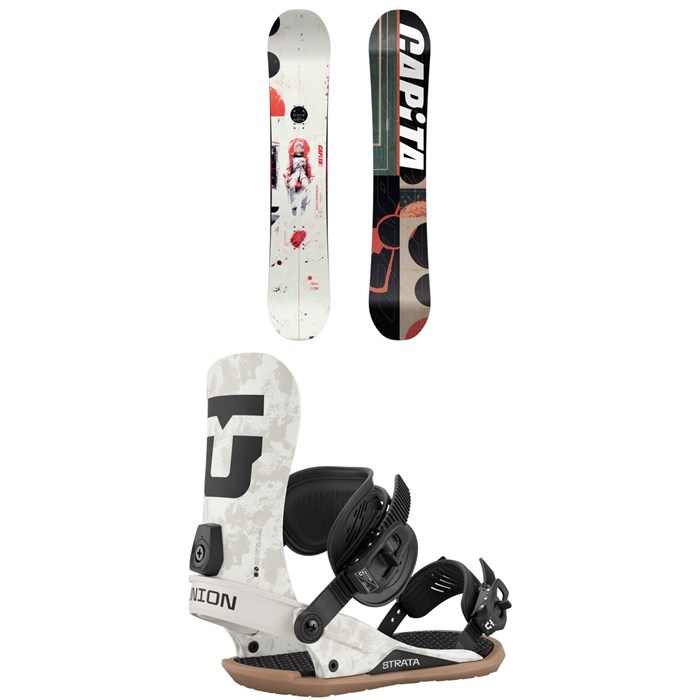 CAPiTA - Outerspace Living Snowboard + Union Strata Snowboard Bindings 2026