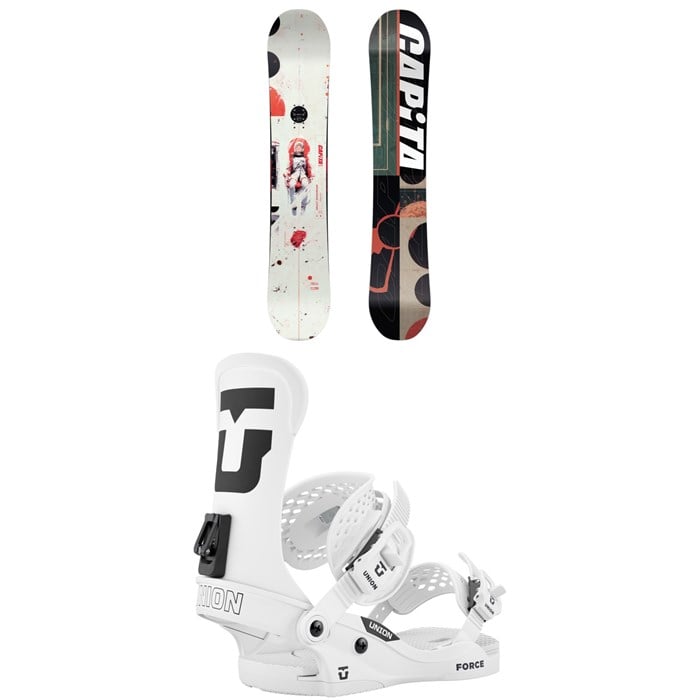 CAPiTA - CAPiTA Outerspace Living Snowboard + Union Force Classic Snowboard Bindings 2026
