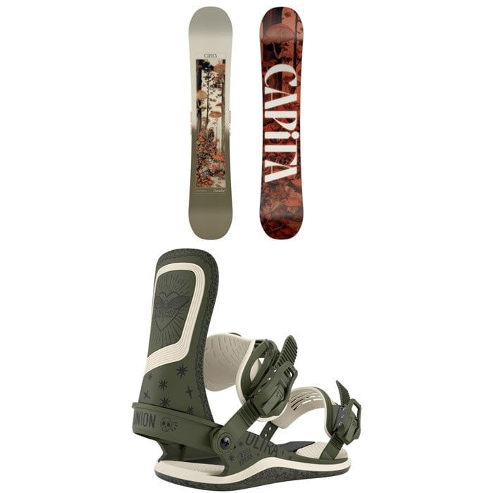 CAPiTA - Paradise Snowboard + Union Ultra Snowboard Bindings - Women's 2026