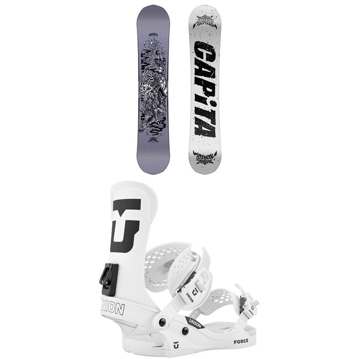 CAPiTA - CAPiTA Dark Horse Snowboard + Union Force Classic Snowboard Bindings 2026