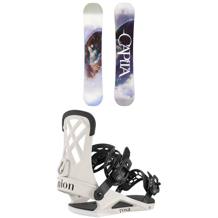 CAPiTA - CAPiTA Space Metal Fantasy Snowboard + Union Rosa Snowboard Bindings - Women's 2026