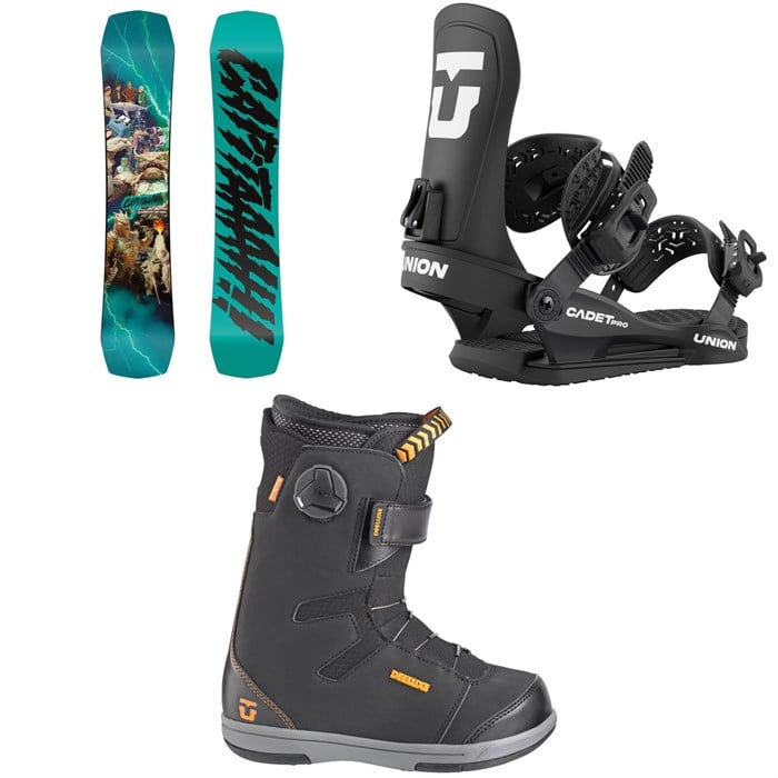 CAPiTA - Children Of The Gnar Snowboard + Union Cadet Pro Snowboard Bindings + Cadet Snowboard Boots - Kids' 2026