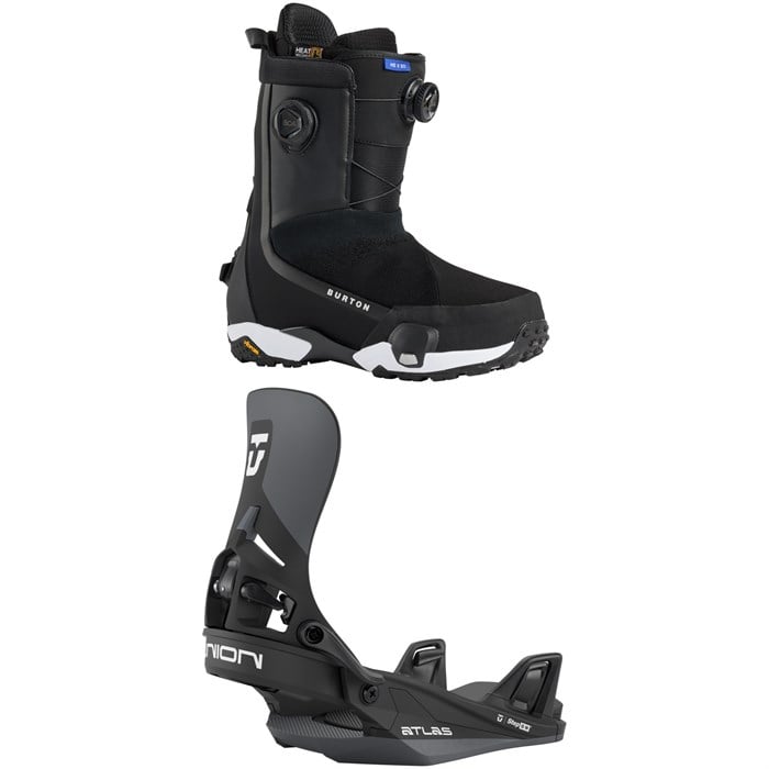 Burton - Burton Highshot X Step On Snowboard Boots + Union Atlas Step On Snowboard Bindings 2026