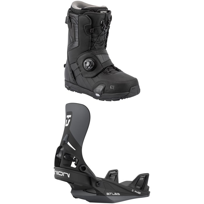 Nitro - Nitro Profile Step On TLS Snowboard Boots + Union Atlas Step On Snowboard Bindings 2026