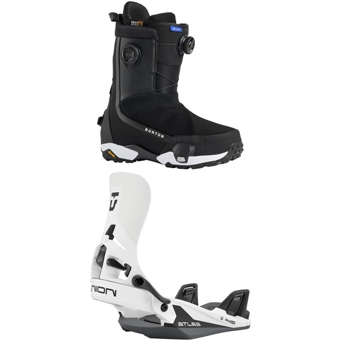 Burton - Burton Highshot X Step On Wide Snowboard Boots + Union Atlas Step On Snowboard Bindings 2026