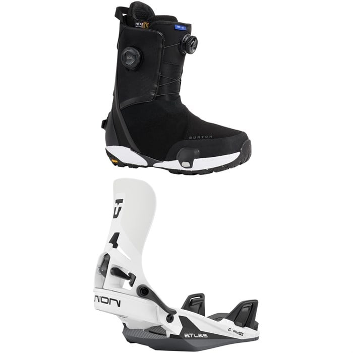 Burton - Burton Waverange X Step On Snowboard Boots + Union Atlas Step On Snowboard Bindings 2026