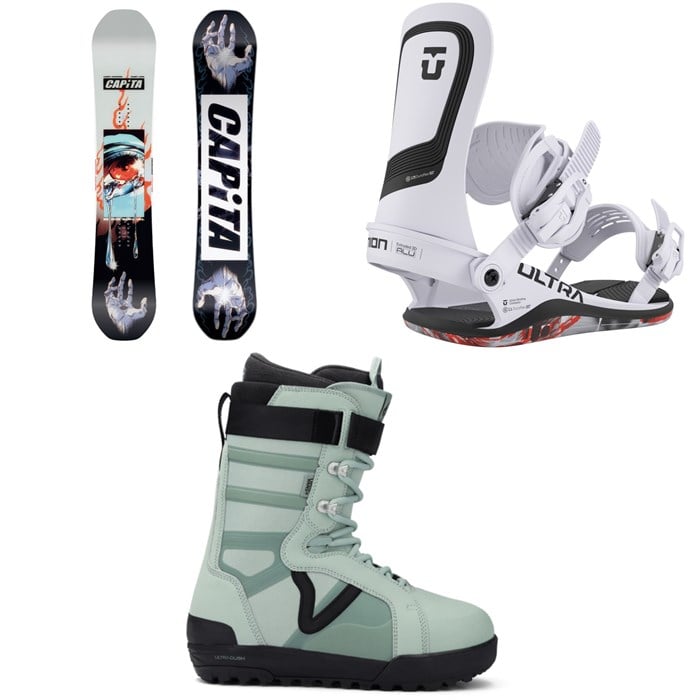 CAPiTA - CAPiTA Indoor Survival Snowboard + Union Ultra Snowboard Bindings + Vans Hi-Standard Pro Snowboard Boots 2026