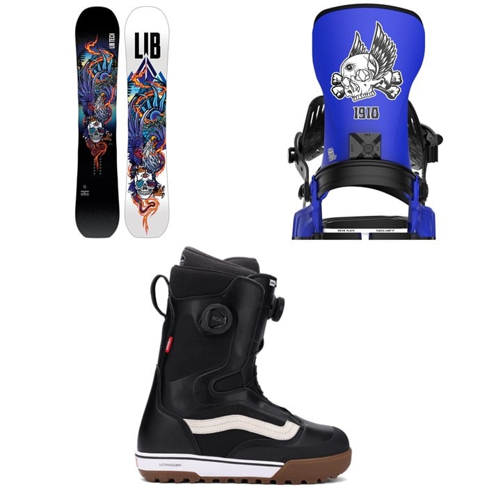 Lib Tech - Lib Tech Terrain Wrecker C2X Snowboard + Bent Metal Transfer Snowboard Bindings + Vans Aura Pro Snowboard Boots 2026