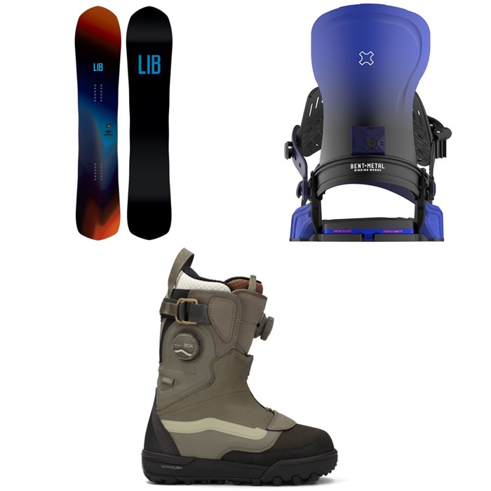 Lib Tech - Theda C2X Snowboard + Bent Metal Forte Snowboard Bindings + Vans Viaje Range Edition Snowboard Boots - Women's 2026