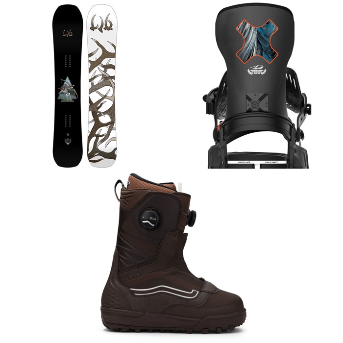 Lib Tech - Lib Tech EJack Knife C3 Snowboard + Bent Metal Transfer Snowboard Bindings + Vans Verse Snowboard Boots 2026
