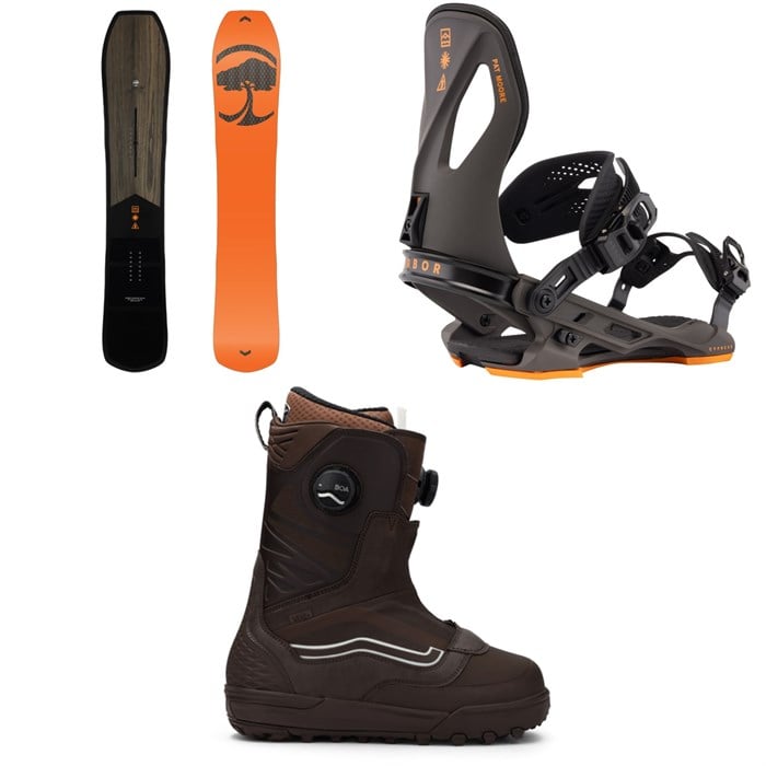 Arbor - Arbor Carbon Coda Snowboard + Cypress Snowboard Bindings + Vans Verse Snowboard Boots 2026