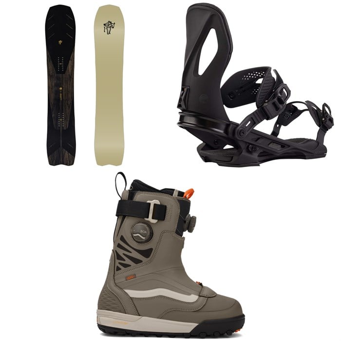 Arbor - Bryan Iguchi Pro Snowboard + Cypress Snowboard Bindings + Vans Verse Range Edition Snowboard Boots 2026