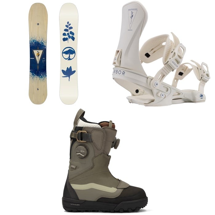 Arbor - Veda Snowboard + Sequoia Snowboard Bindings + Vans Viaje Range Edition Snowboard Boots - Women's 2026