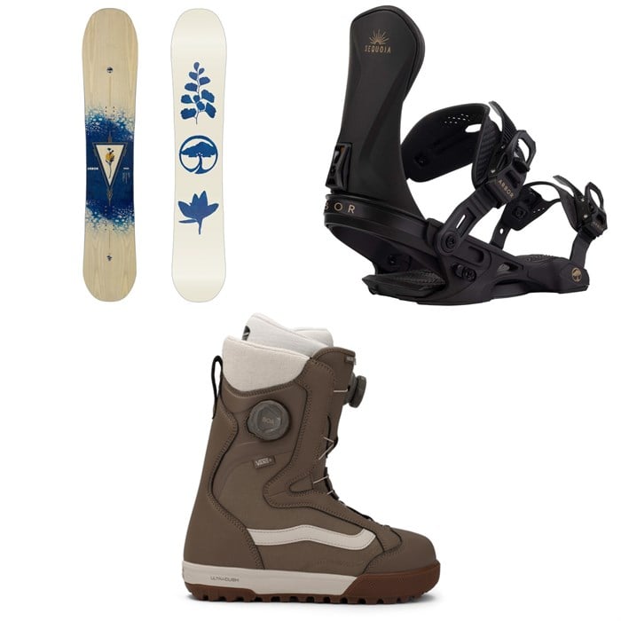 Arbor - Veda Snowboard + Sequoia Snowboard Bindings + Vans Encore Pro Snowboard Boots - Women's 2026