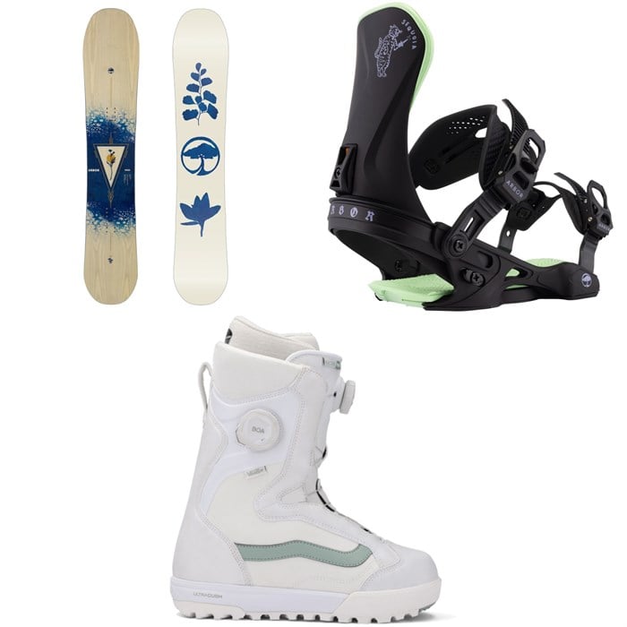 Arbor - Arbor Veda Snowboard + Sequoia Snowboard Bindings + Vans Encore Pro Snowboard Boots - Women's 2026
