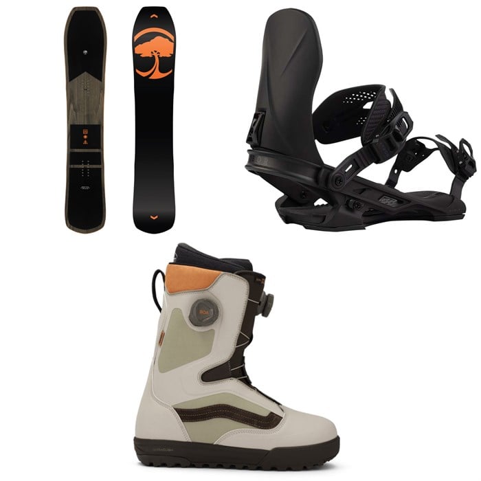 Arbor - Coda Snowboard + Hemlock Snowboard Bindings + Vans Aura Pro Snowboard Boots 2026