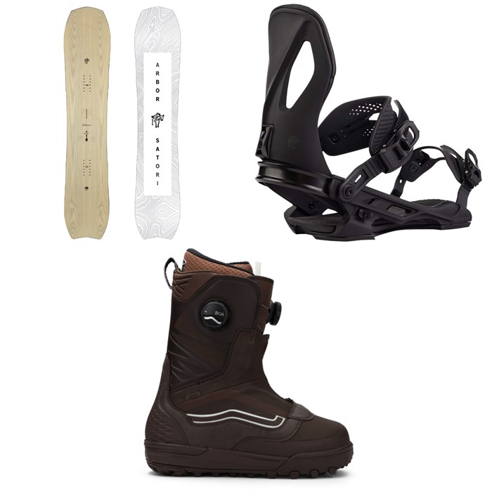 Arbor - Arbor Satori Snowboard + Cypress Snowboard Bindings + Vans Verse Snowboard Boots 2026